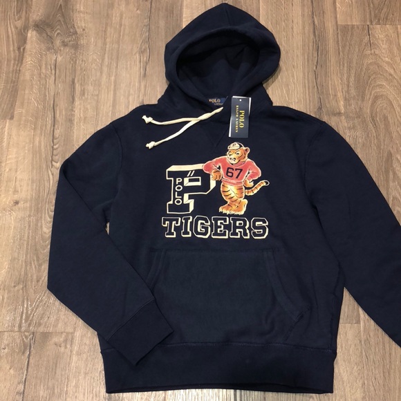 New - Polo Ralph Lauren Tigers Hoodie Sweatshirt - Picture 8 of 8